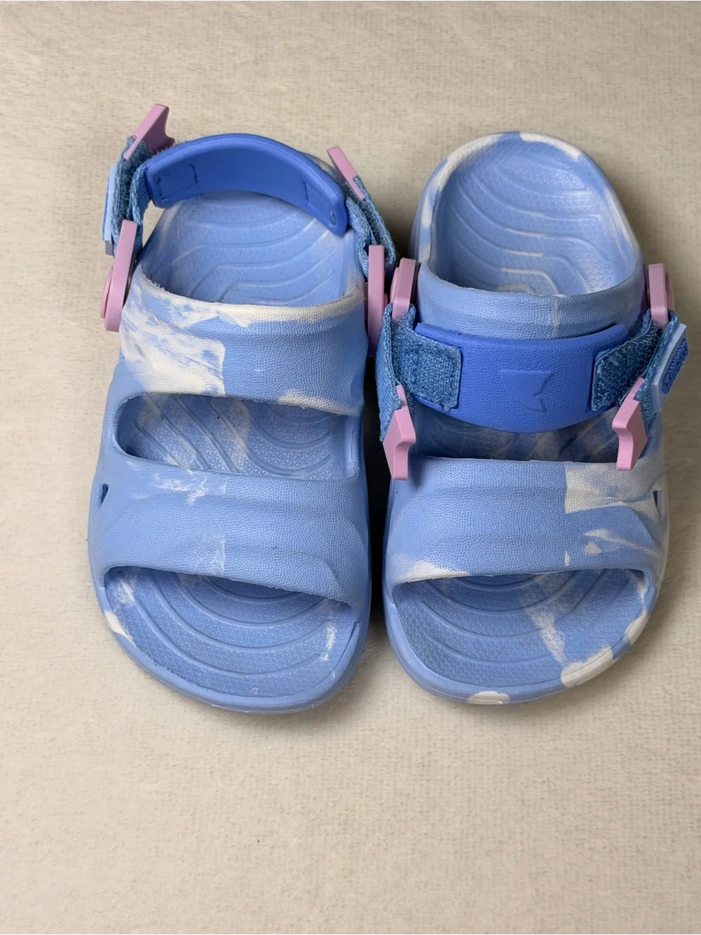 Ozark Trail Toddler Blue Pink Water Sandals Size 7